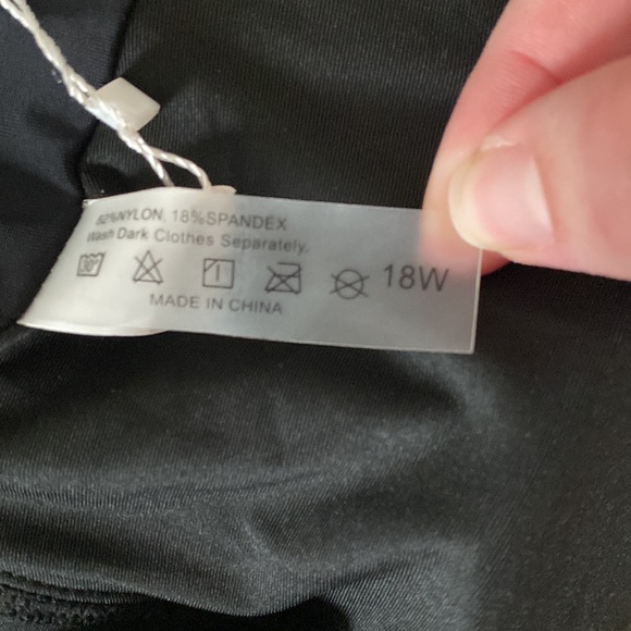 NWT! Black one piece bathing suit - Picture 3 of 4